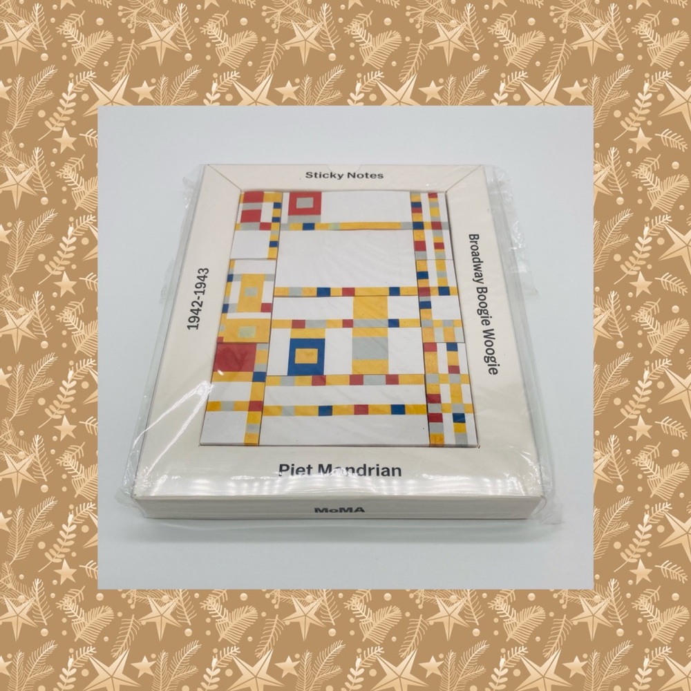 Piet Mandrian MOMA Sticky Notes NWT